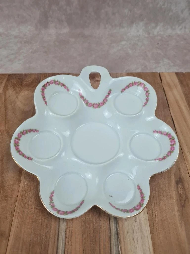 Conjunto de coqueteleiras vintage com suporte - decoração floral – photo 4